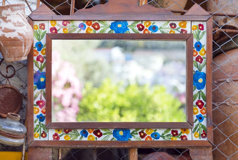 wooden frame mirrors