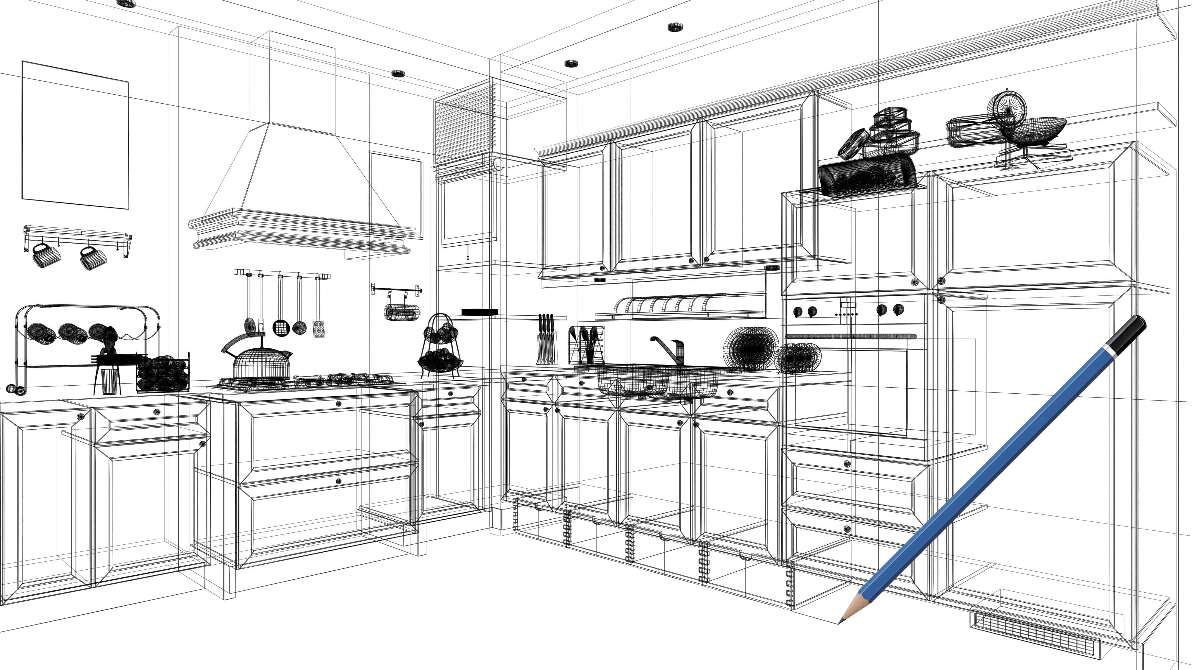 printable kitchen design layout