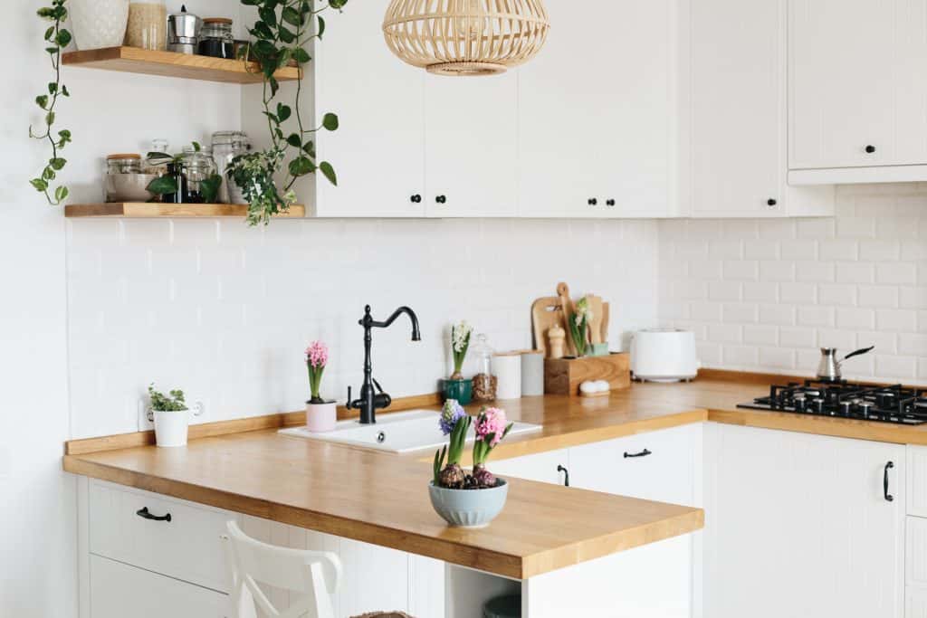u shaped kitchen design