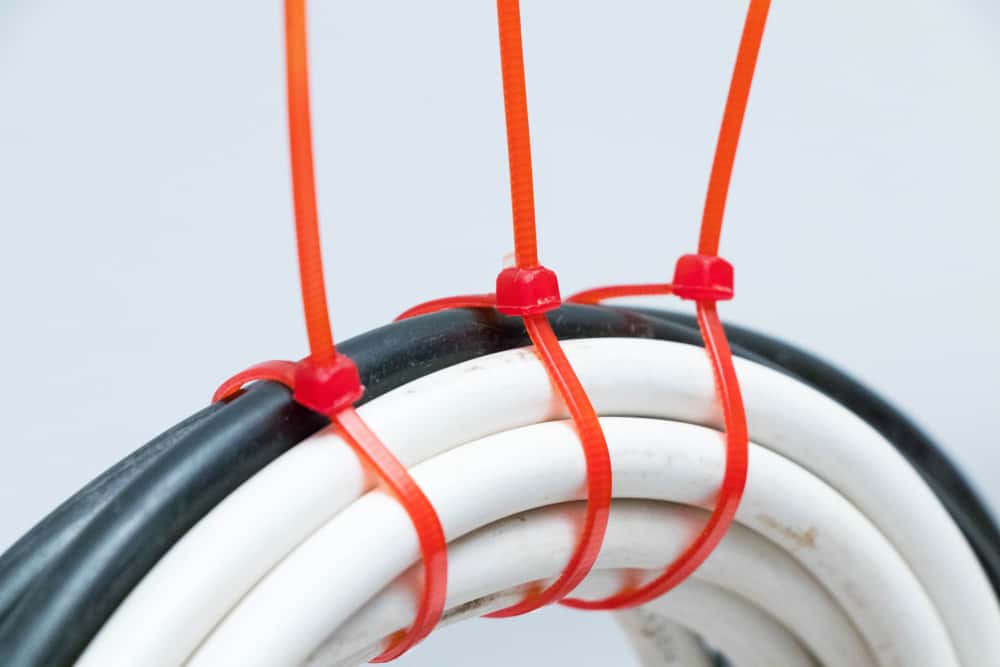 wire management using cable tie
