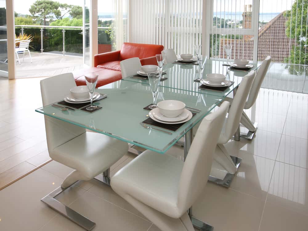 glass Dining table 