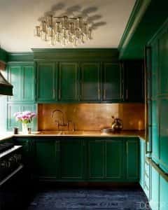Dark Green Kitchen