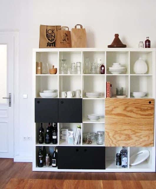 Open Shelves Crockery Cabinets