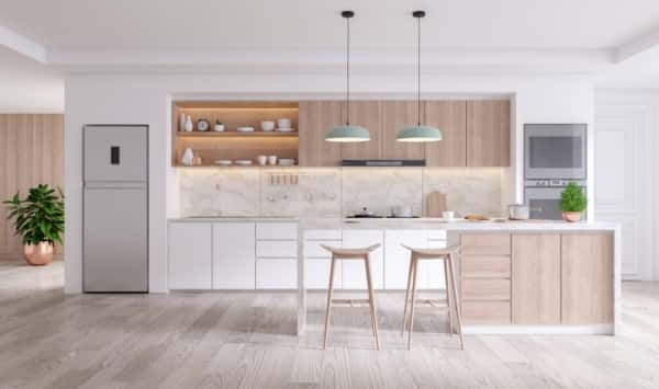 two tone kitchen design inspiration 