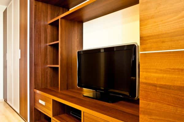 TV unit with Sliding shutters