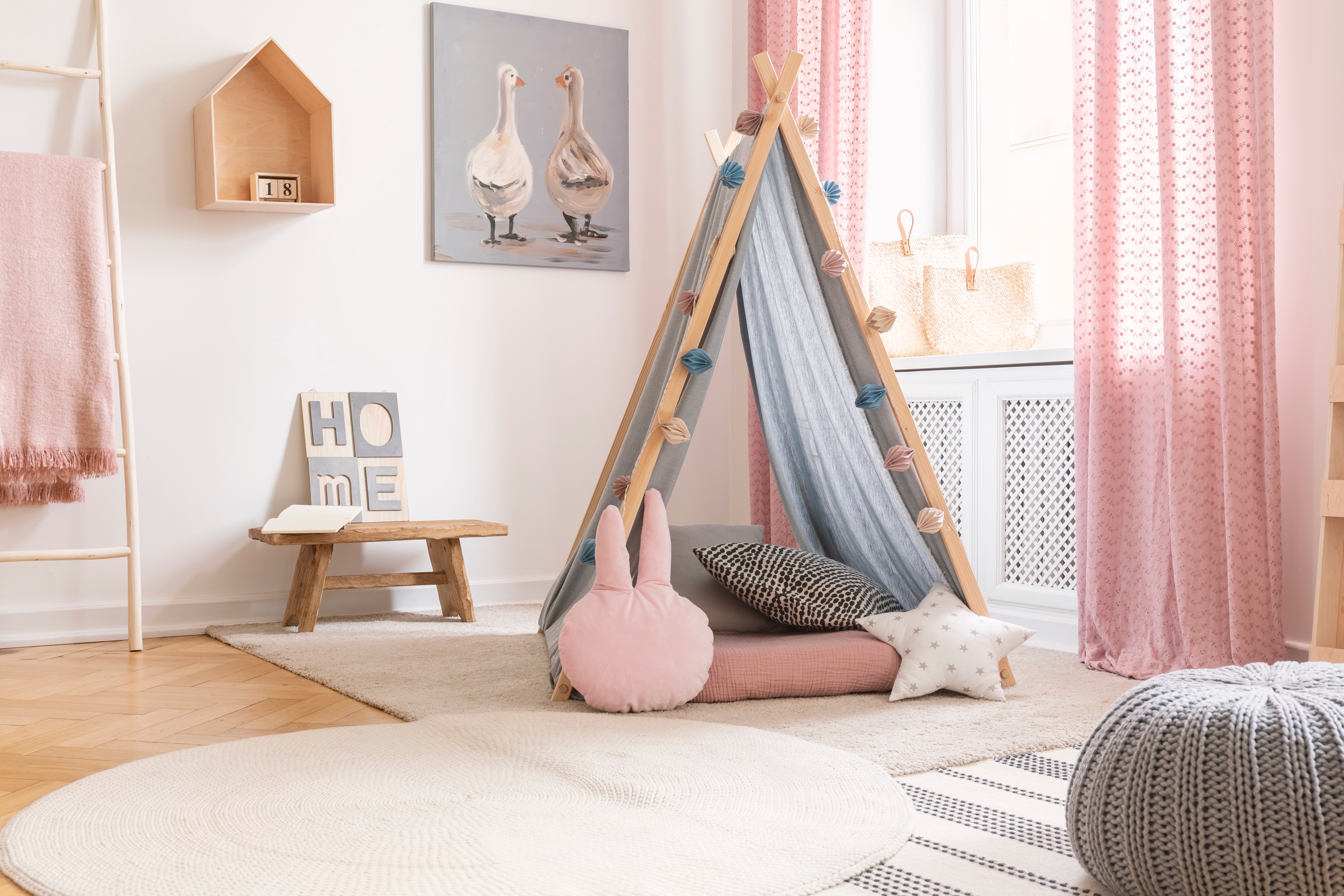 teepee designs for girls bedroom