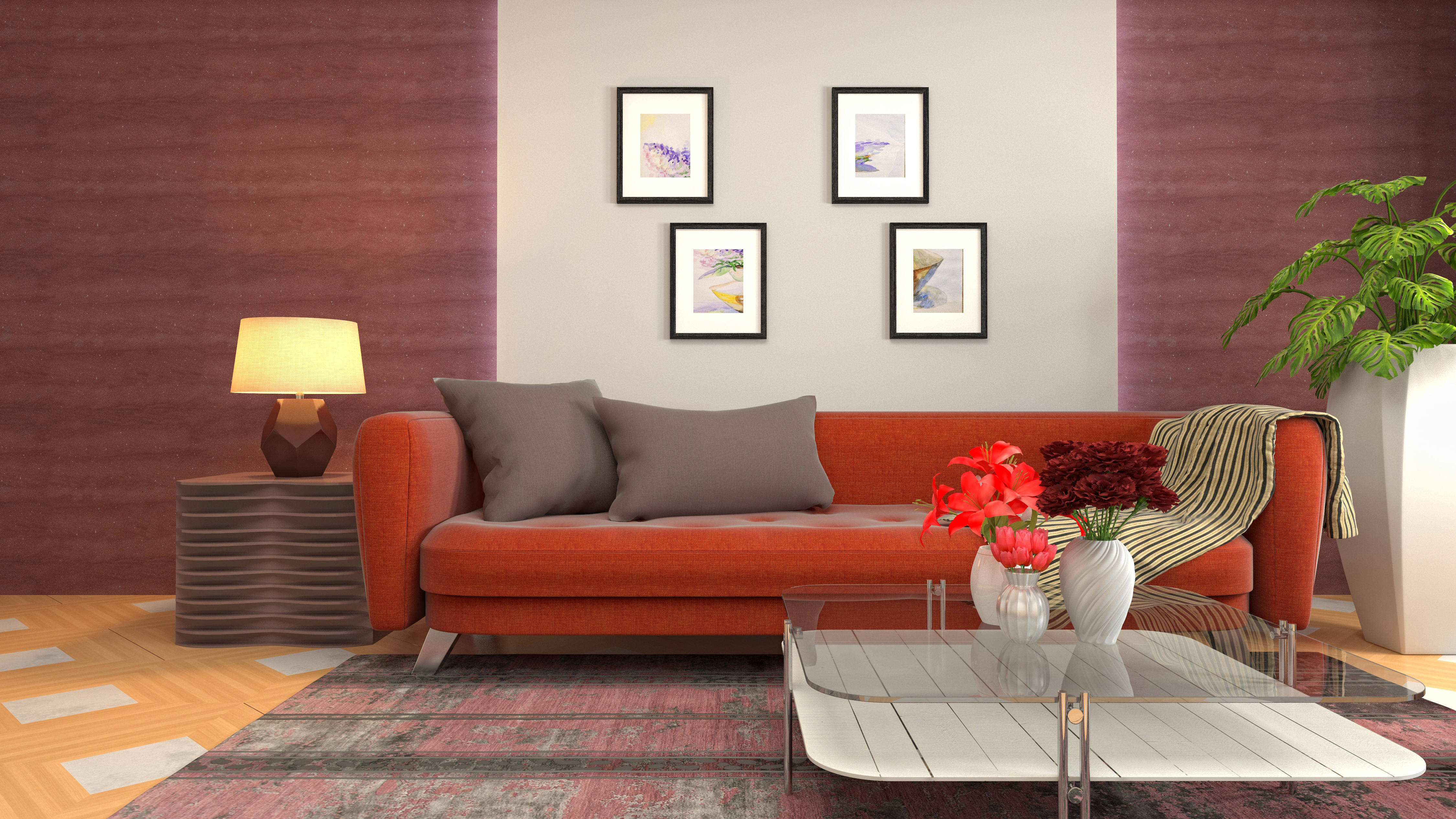 Contemporary Living room colors