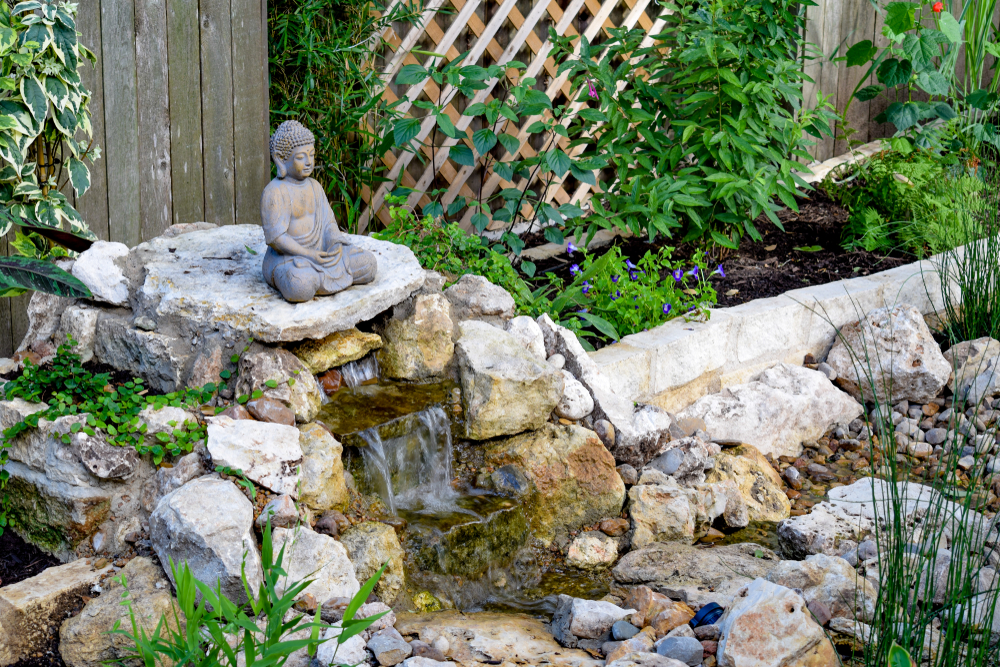 Buddha zen garden ideas