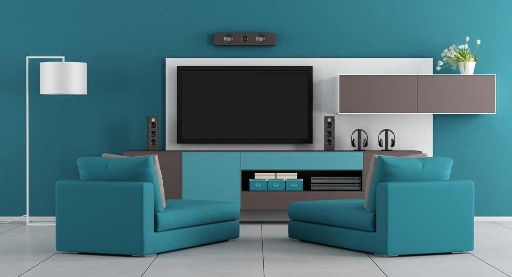 entertainment center for movie room
