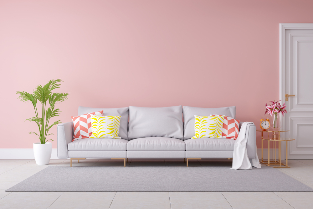 pastel pink lounge theme