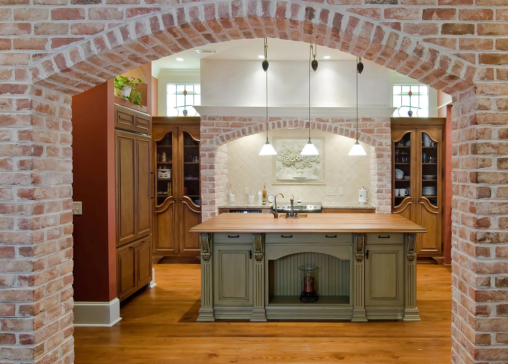 open kitchen arch design