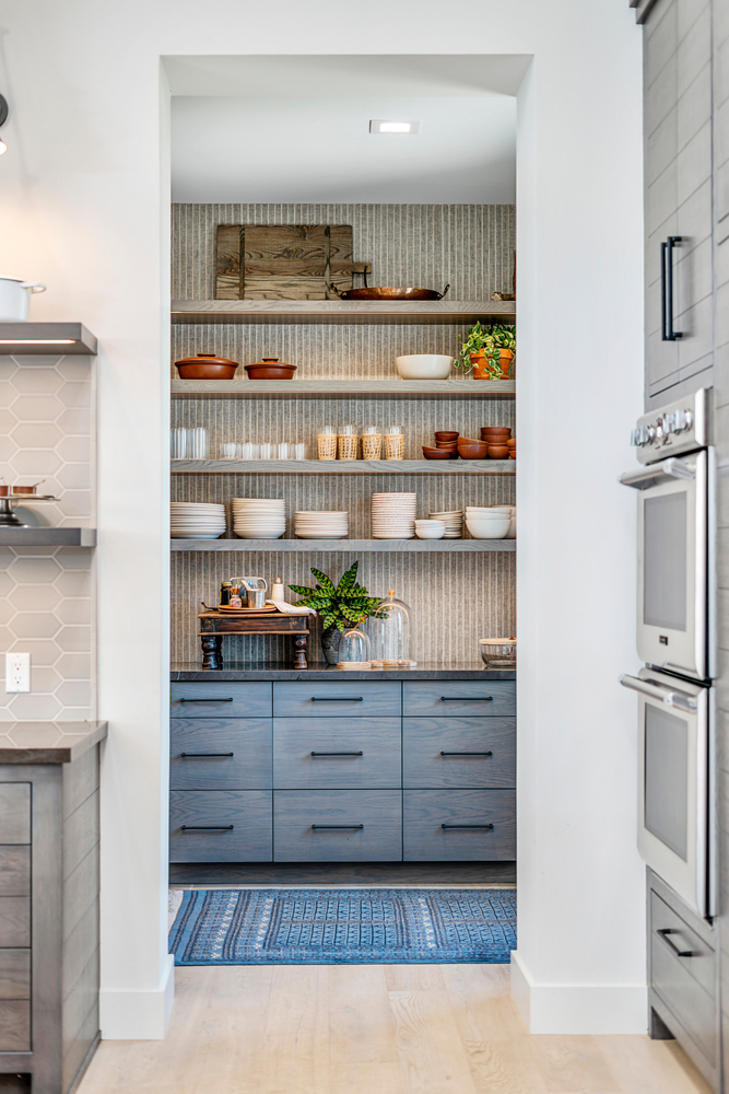 pantry with style and storage
