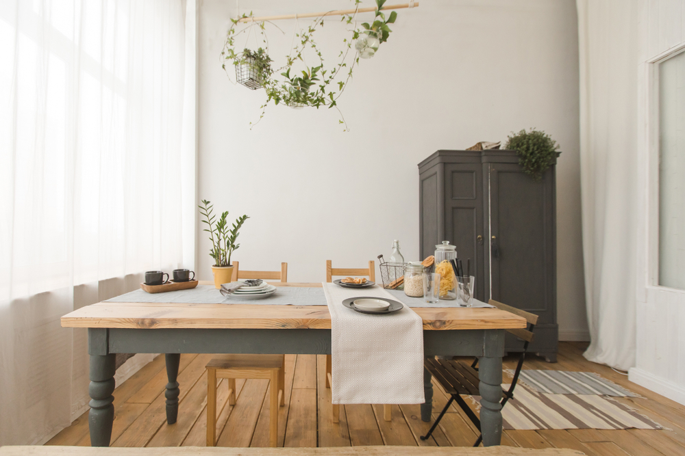 rustic dining table design