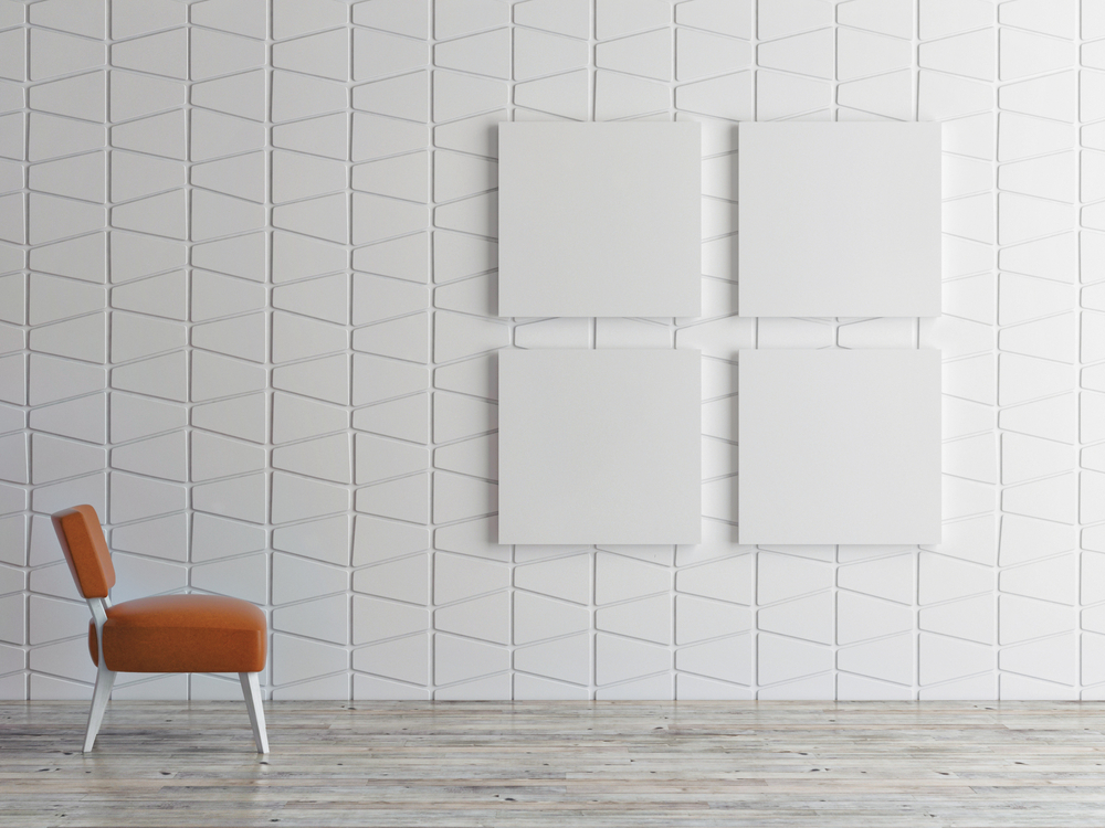 minimalist wall coverings 