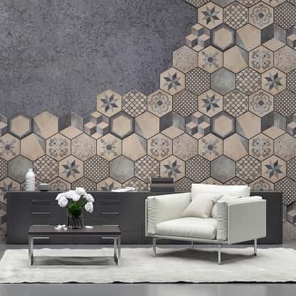 hexagonal pattern interior ideas - Herdefinieer uw ruimte met geïnspireerde geometrie-interieurontwerpen