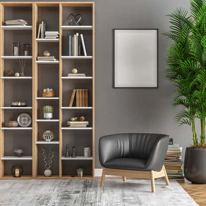 shelf ideas for interiors - Herdefinieer uw ruimte met geïnspireerde geometrie-interieurontwerpen