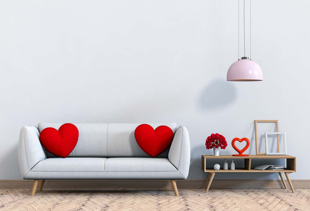 heart shaped cushions 