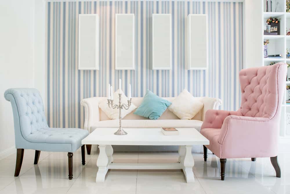 pinstrip wallpapers for Living room