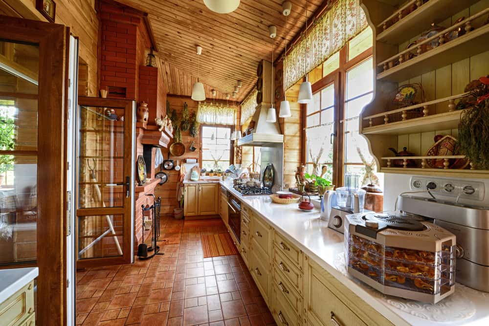kitchen in a country house