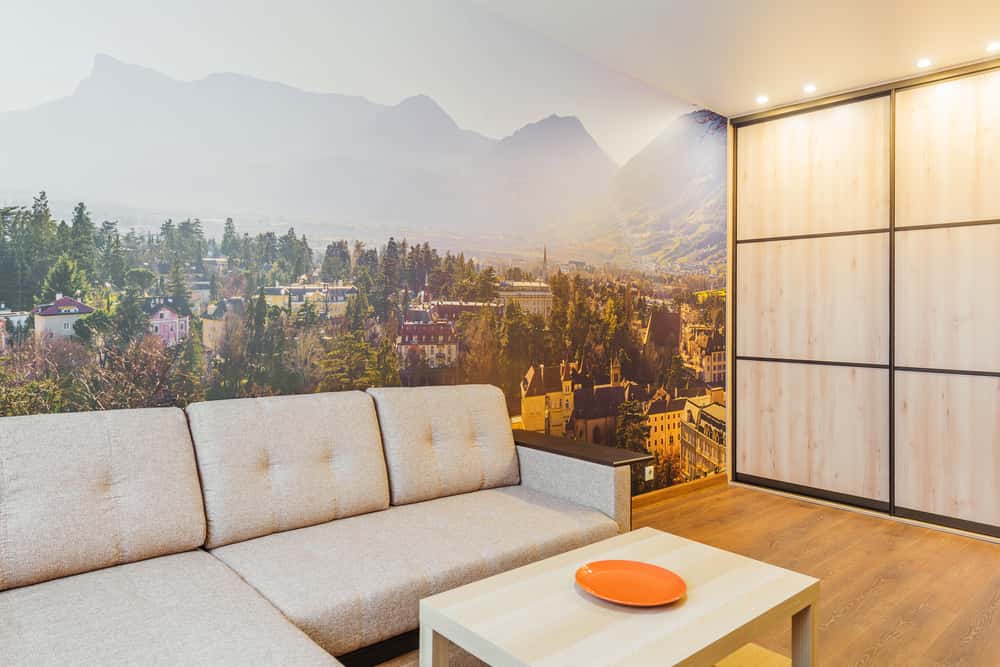 Landscape wallpaper for Living room
