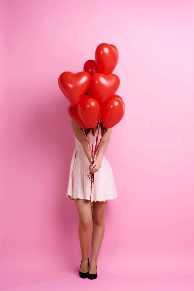 balloon decor ideas for Valentine 