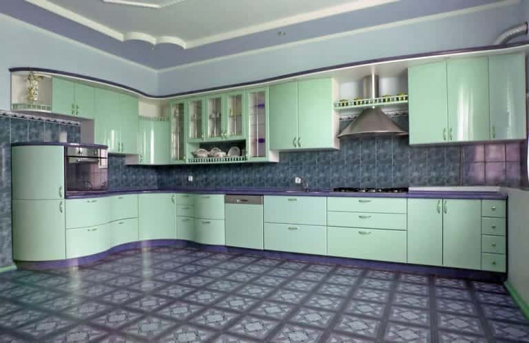 olive color kitchen
