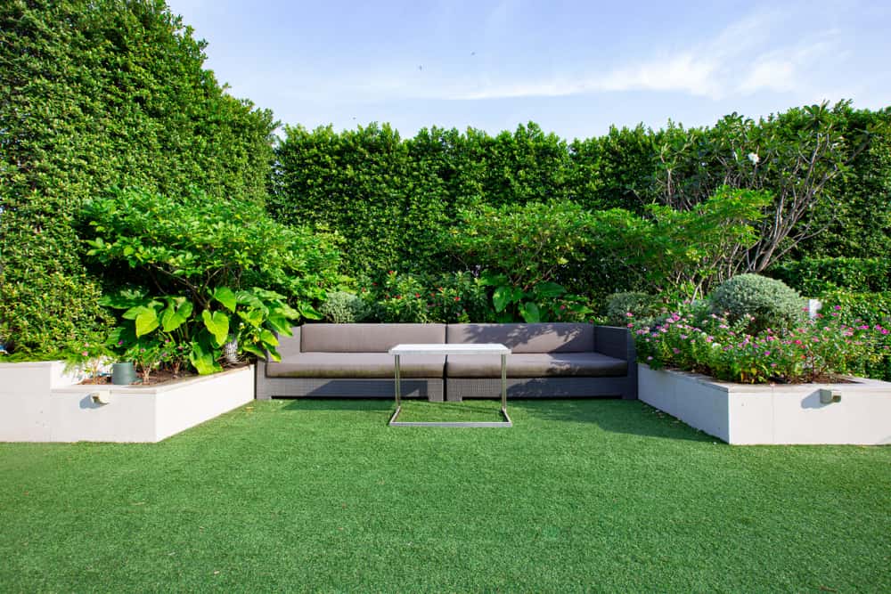 privacy with this terrace garden