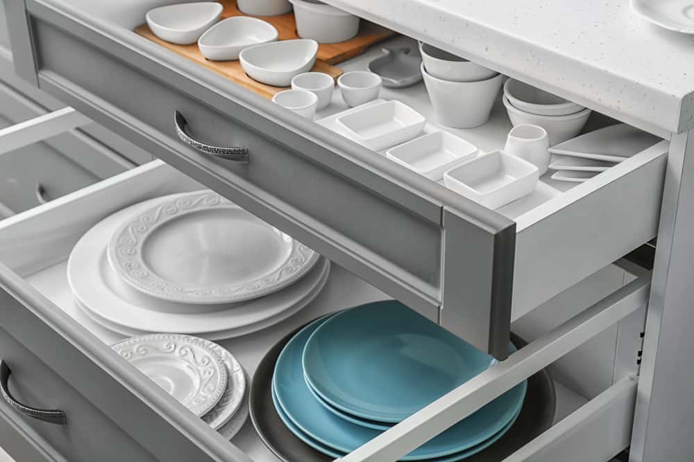 compact kitchen sink and dish rack