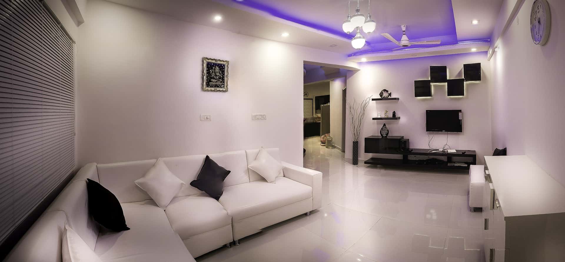 false ceilings with decorative lighting
