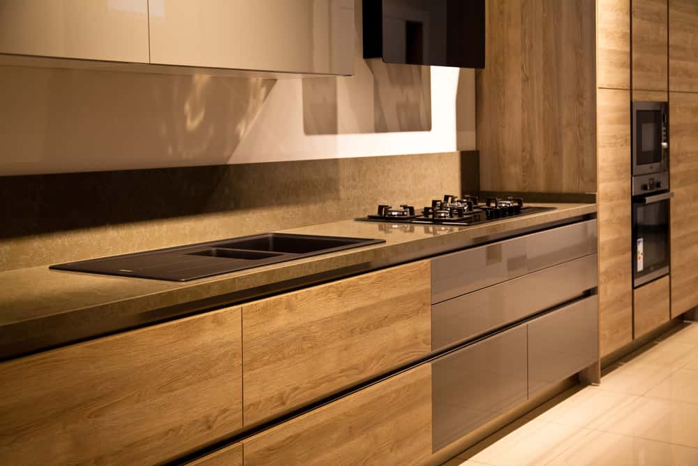 oak kitchen design