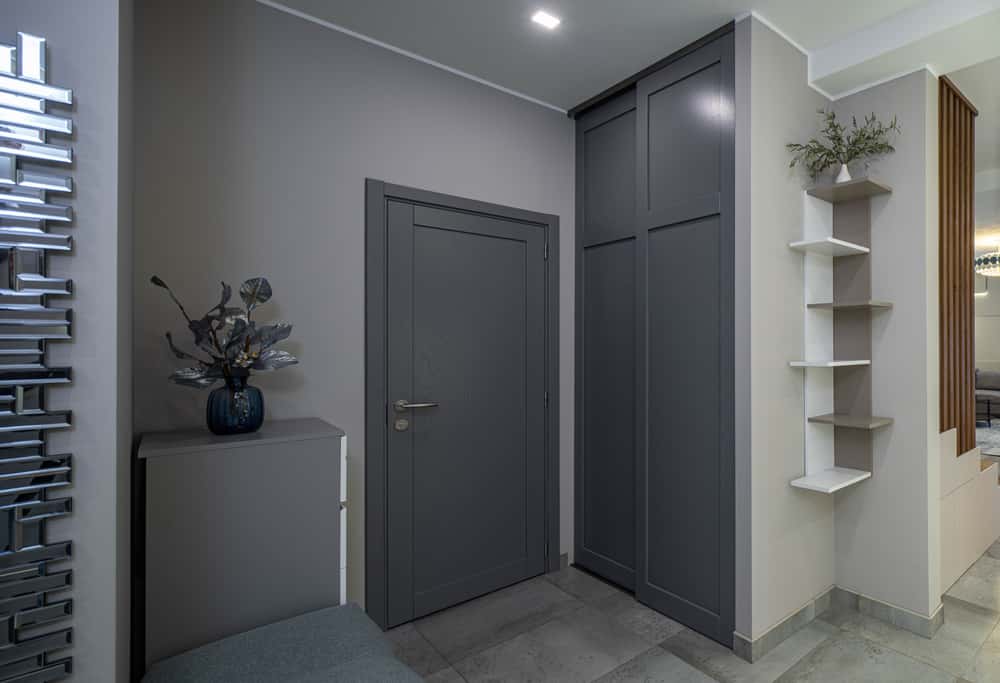 grey color door