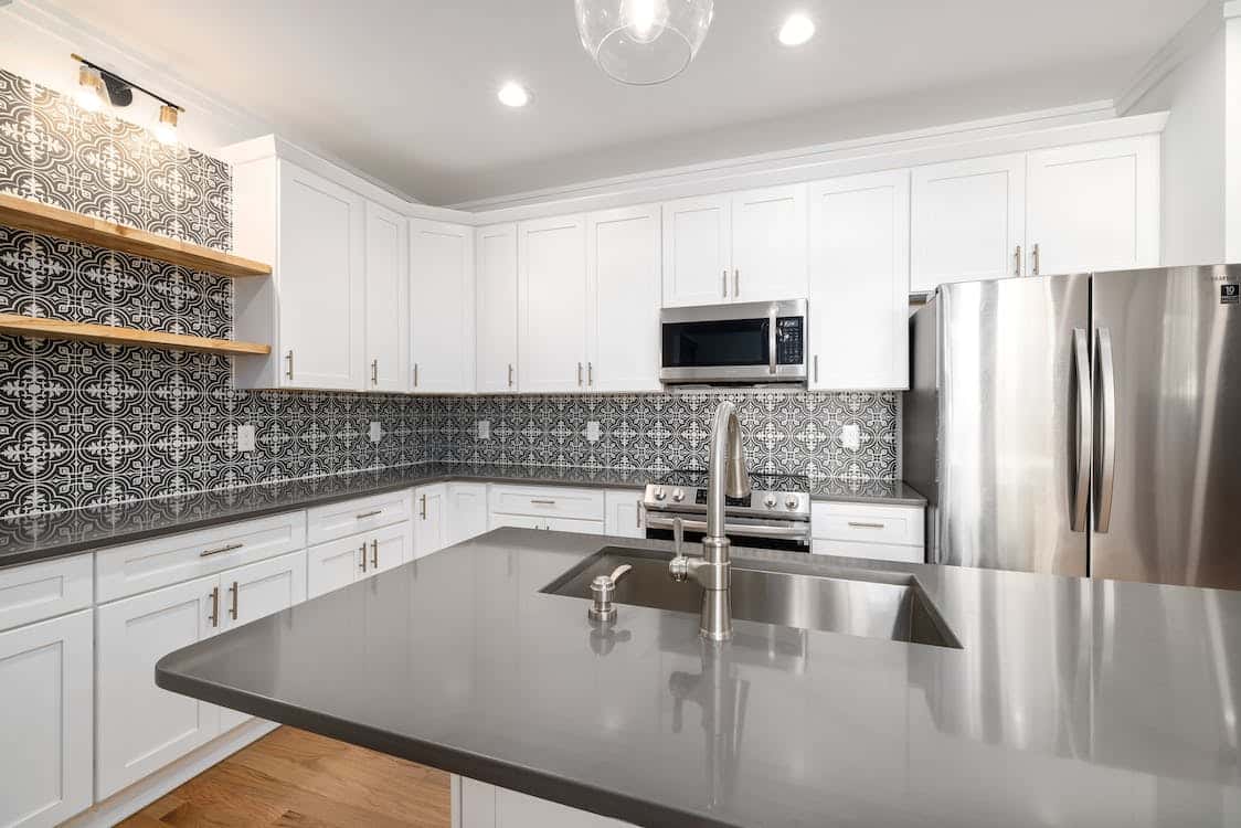patterned tiles for kitchen countertops