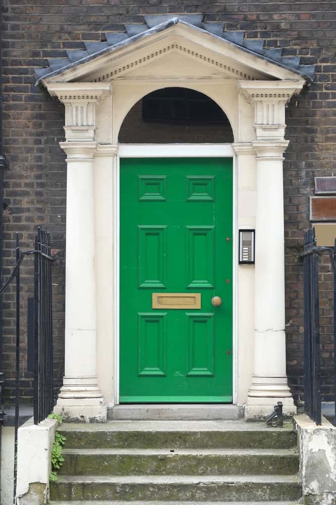 serene-green-door