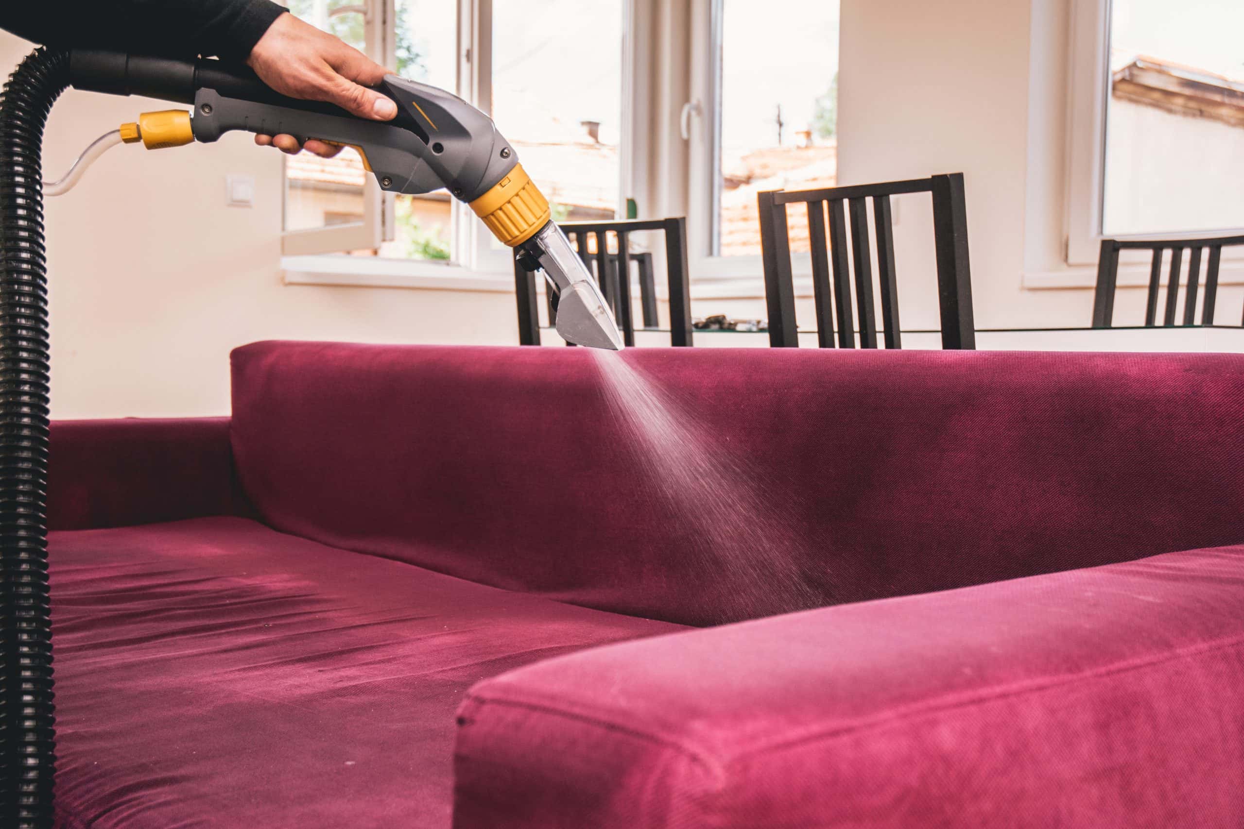 deep cleaning upholstery 