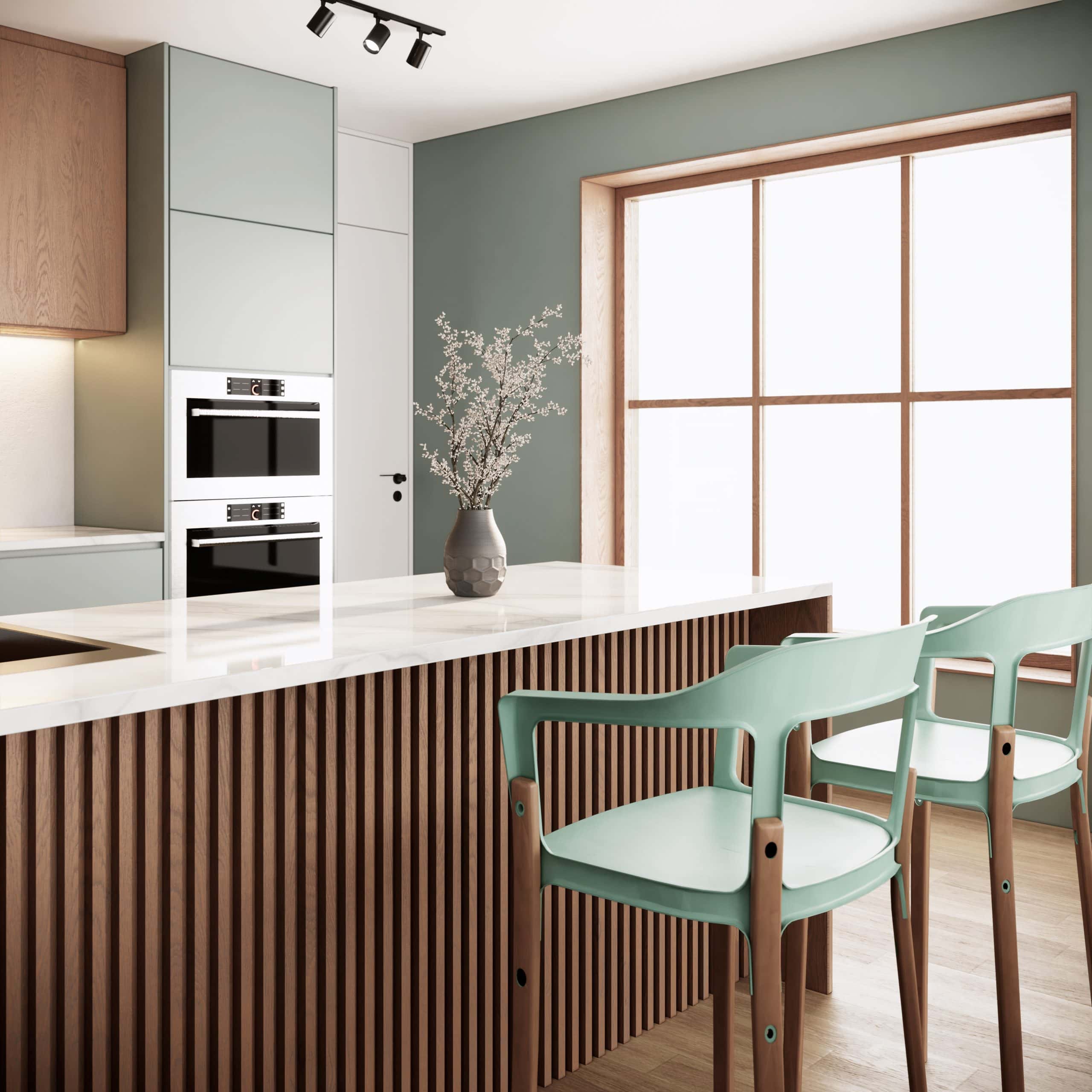 pastel kitchen furniture