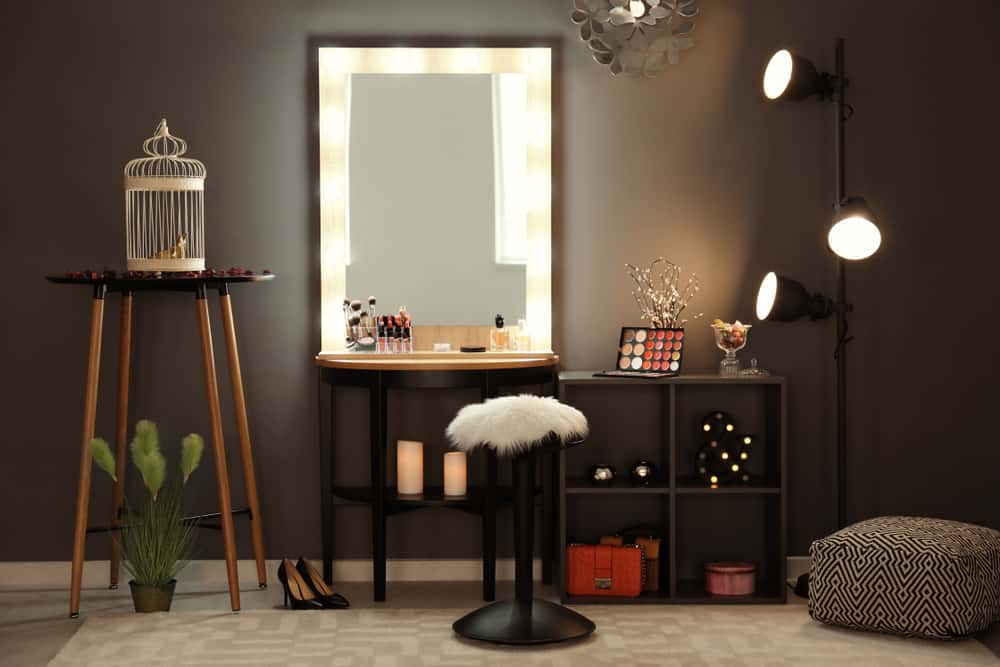 Dressing Table Lighting Ideas, Dressing Table Light Up Mirror Indian