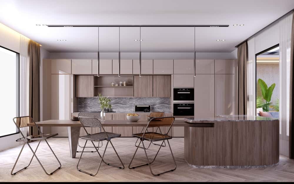 breakfast counter for kitchen partition
