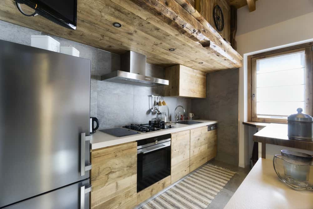 contemporary wooden kitchen designs