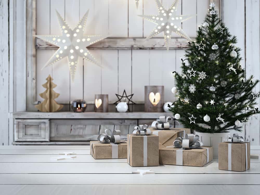 colour coordinate cohesive gift wraps - Ideeën voor kersthuisdecoratie om wat feestelijke vreugde te brengen