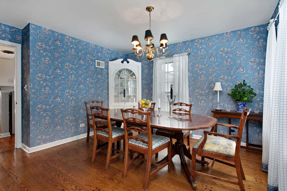 Your Ultimate Guide for Dining Room Wallpaper Designs - HomeLane Blog
