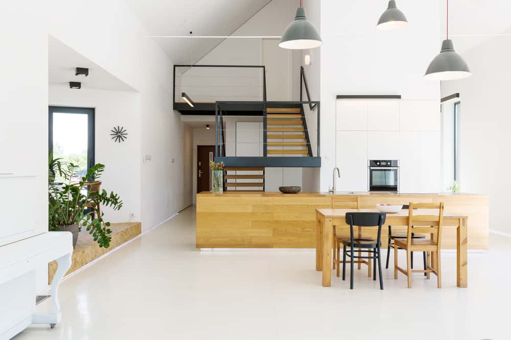 open-plan kitchen duplex apartments
