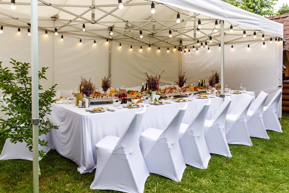 tent outdoor party decoration