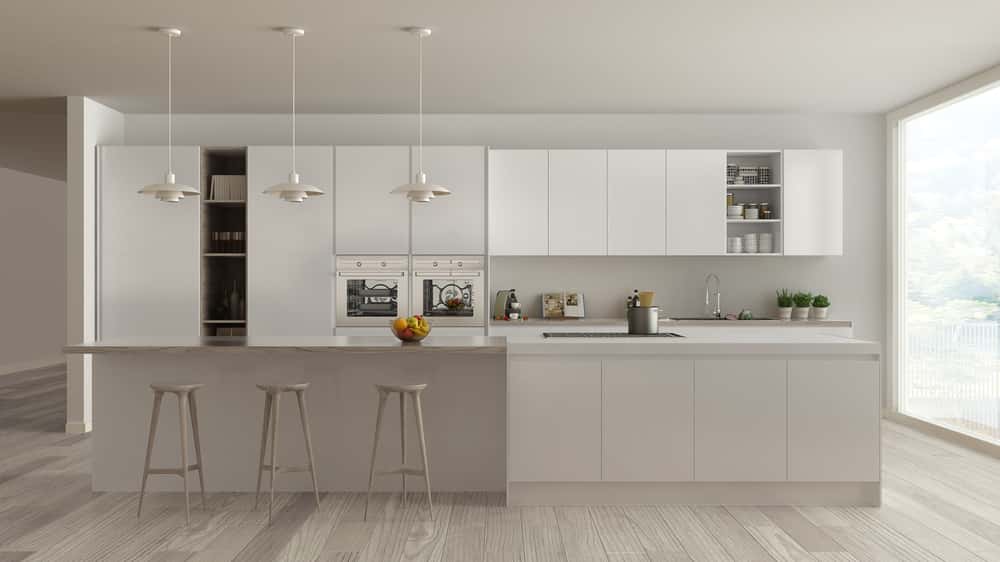 minimalist contemporary kitchen