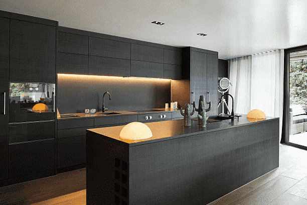 lighting in contemporary kitchen