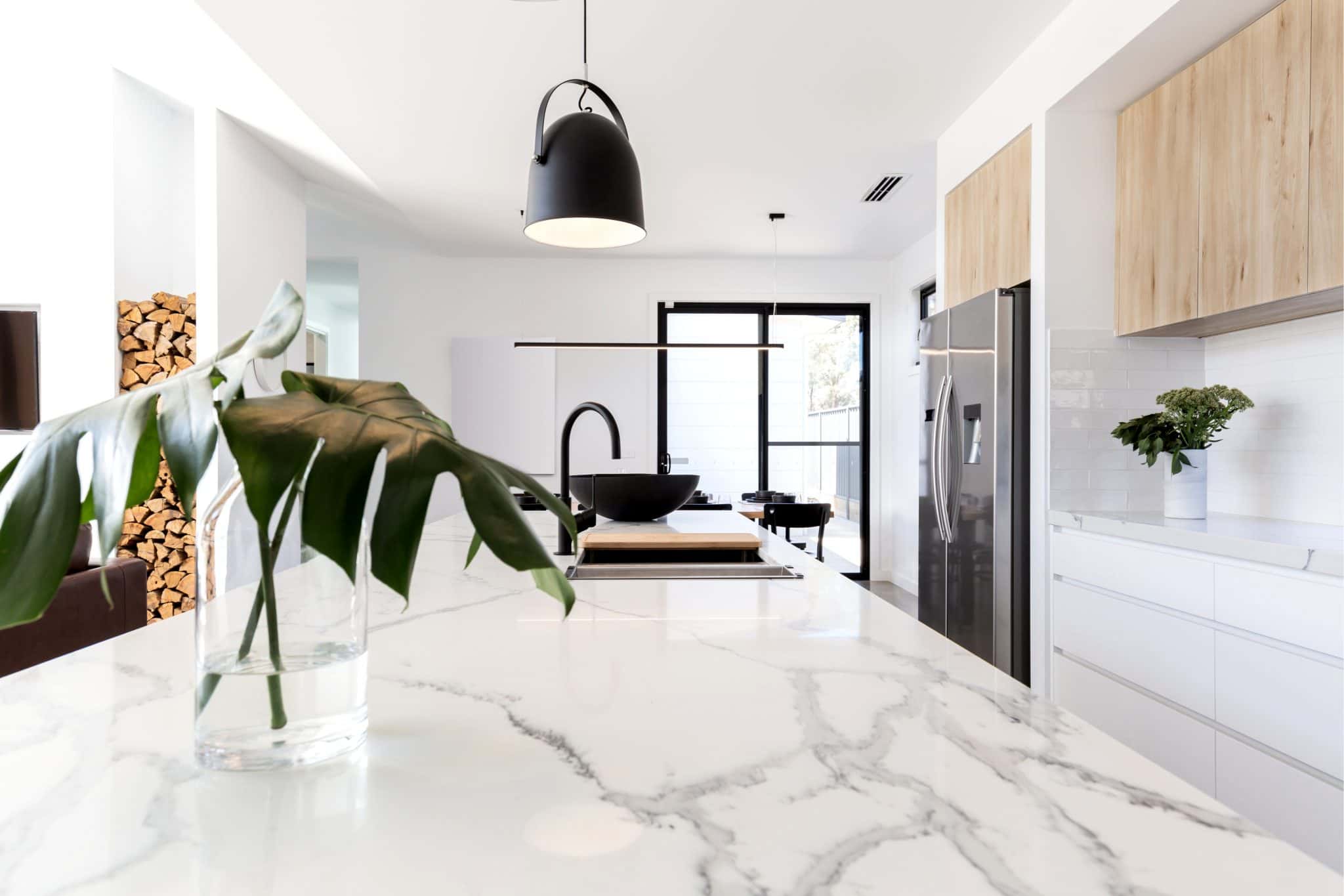 marble kitchen countertop material