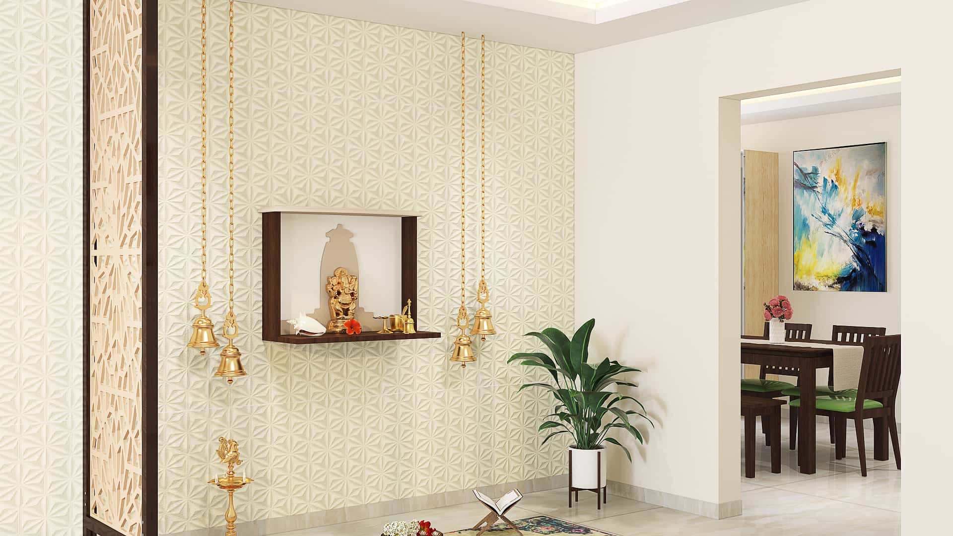 5 Absolutely Divine Pooja Room Colour Combinations You Need to Try