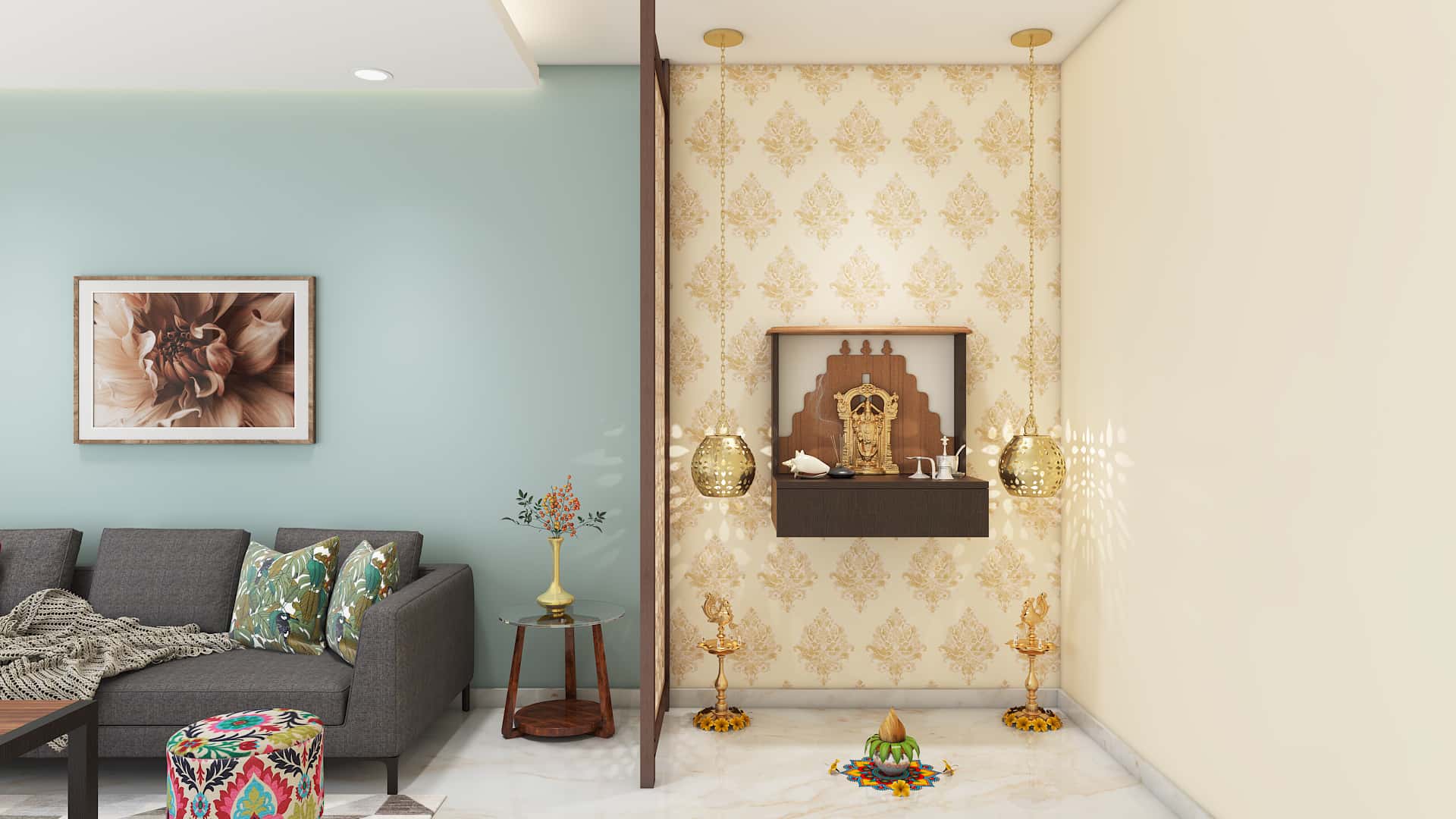 5 Absolutely Divine Pooja Room Colour Combinations You Need to Try