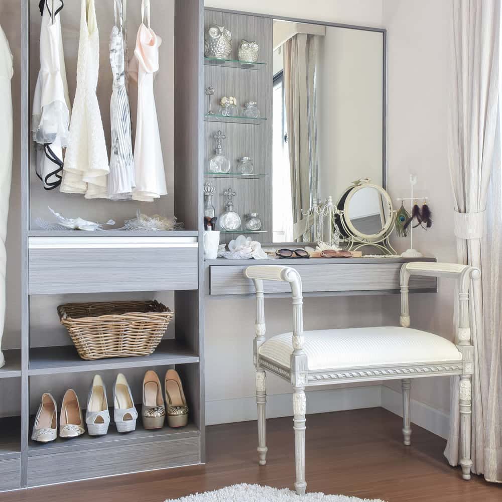 compact wall dressing table designs