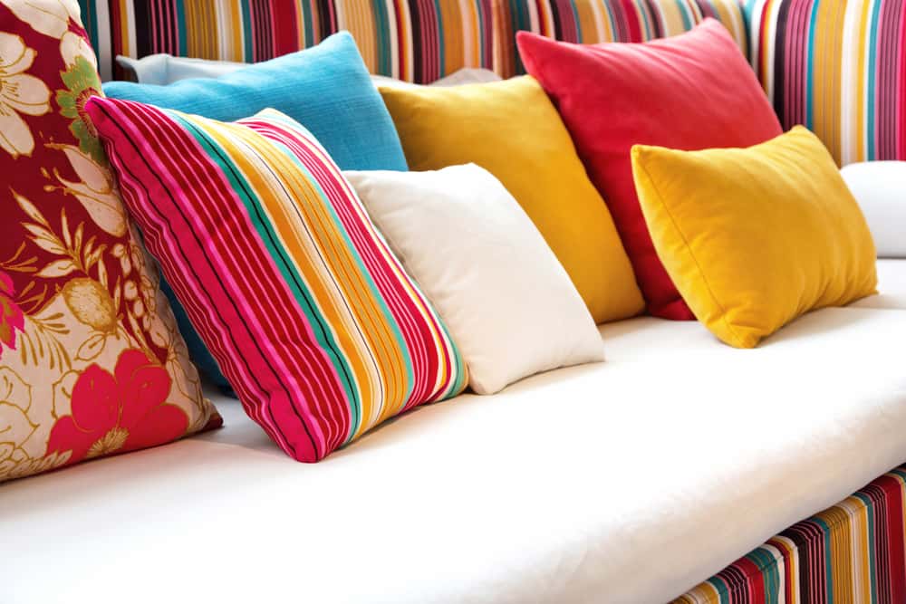 vibrant rainbow colours in Home interior