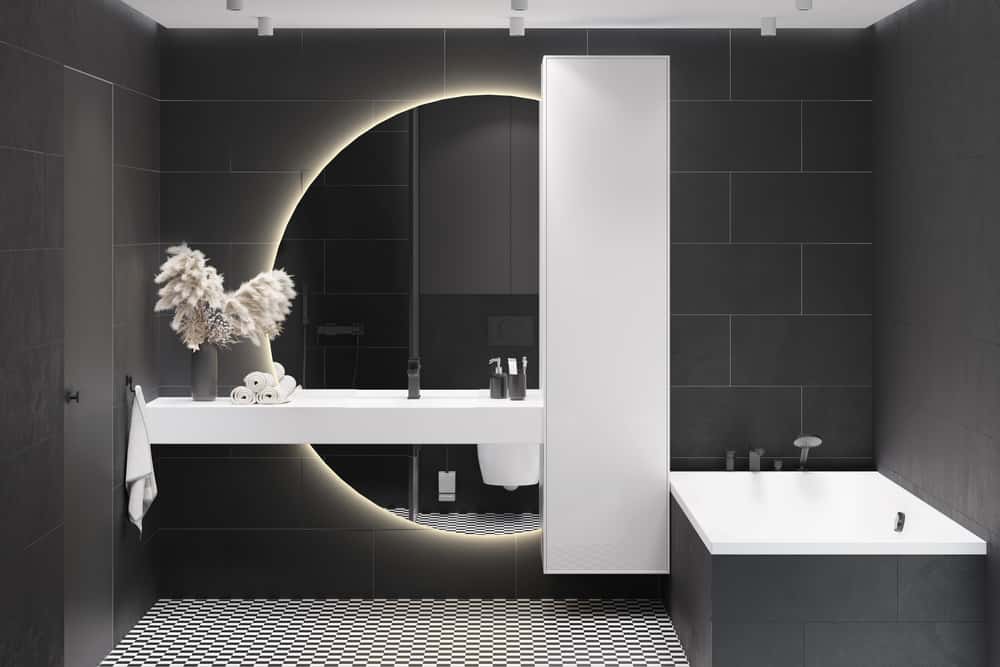 Bathroom Mirror Designs 10 Ways To, Half Round Mirror For Bathroom